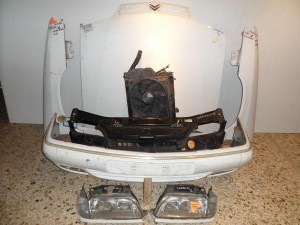 Citroen Xantia II 1998-2001 μετώπη-μούρη εμπρός κομπλέ λευκό