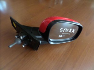 Chevrolet Spark 2010-2015 μηχανικός καθρέπτης δεξιός κόκκινος